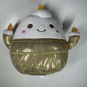 Squishmallows Disney Lumiere Candle 8” Plush Gold Costume HTF SQK0908